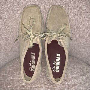 Clark’s Original Wallabee Maple Suede Shoes Size 7.5 #platform shoe #suede